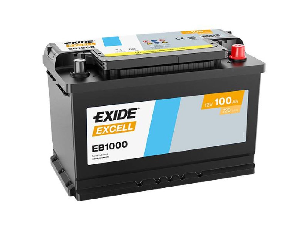 EXIDE Excell 12V 100Ah  EB 1000